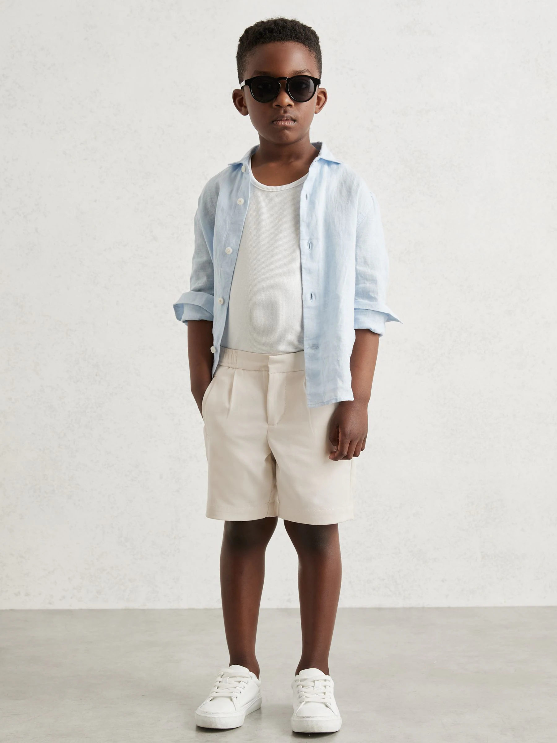 Off White - Reiss - Sussex ruimvallende short met trekkoord
