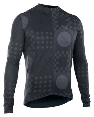Maillot de Gravel manches Longues ION VNTR AMP Noir Homme