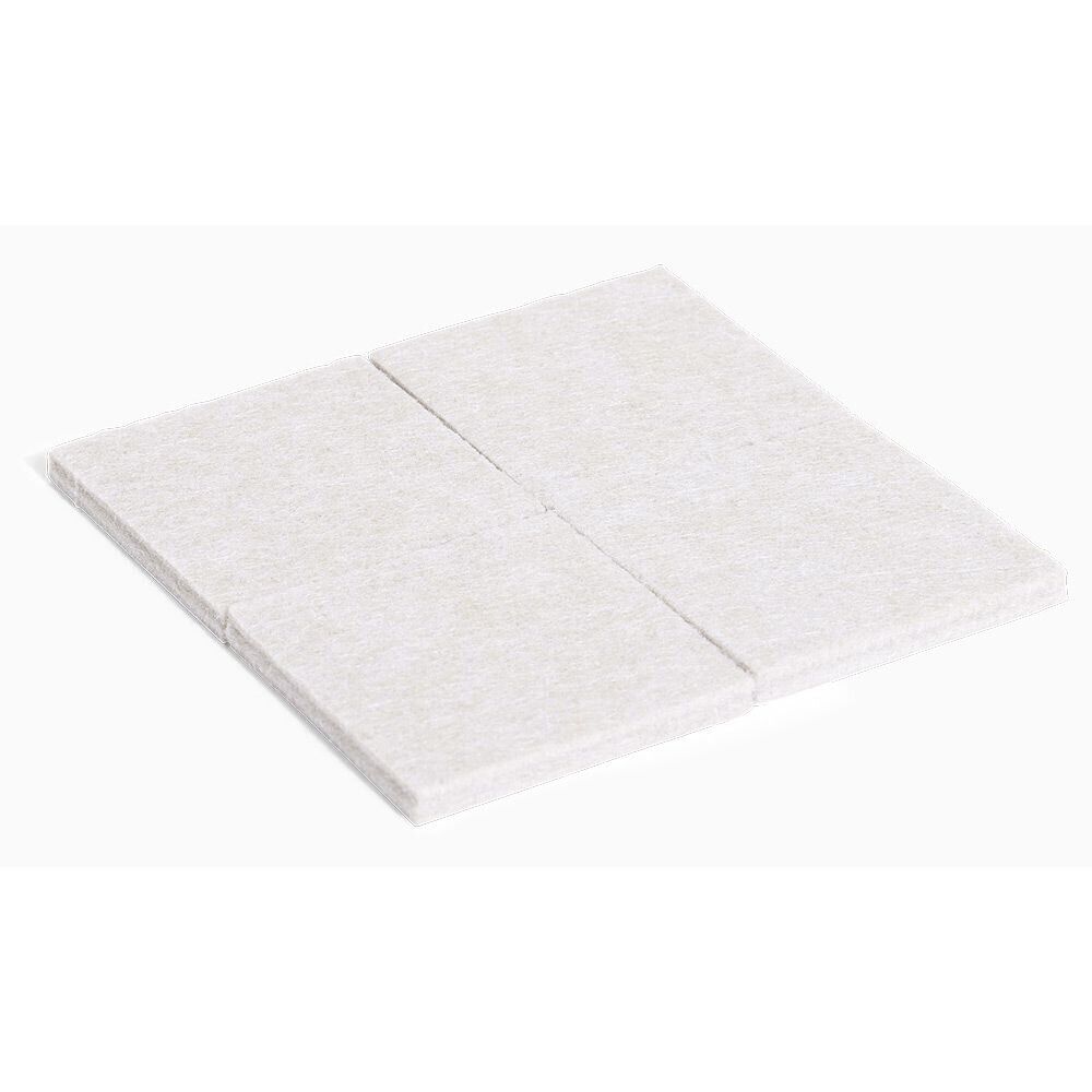 Lot de 4 patins en feutre adhésif ultra puissant - 50x50 mm