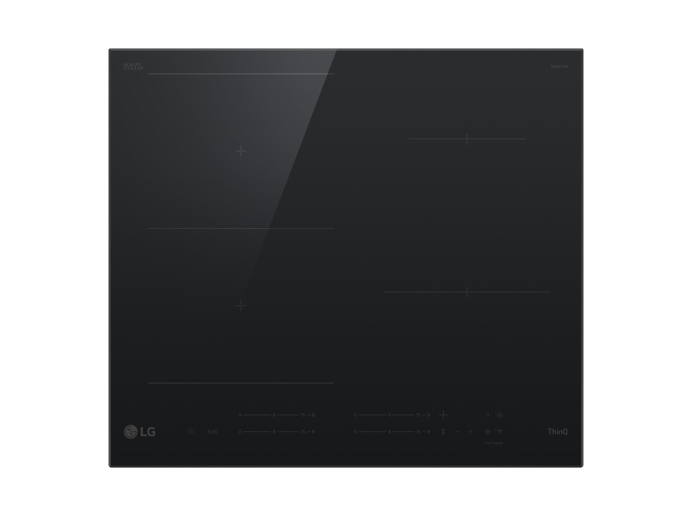 PLACA INDUÇÃO LG CBIZ2435B 4 ZONAS 60 CM