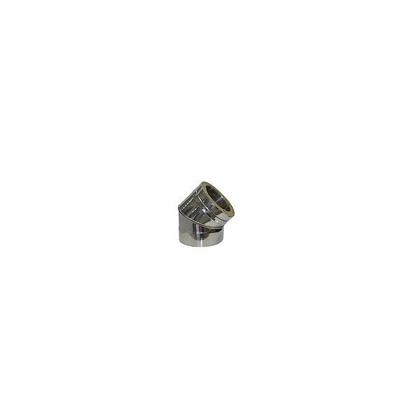 Curva 45 Parede Dupla Inox 80/130 Mm 80/130MM 0187646