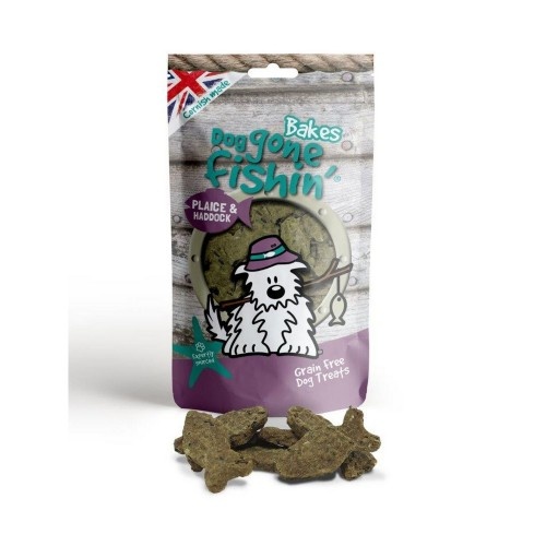 Petiscos para cães com sabor natural de linguado e arinca