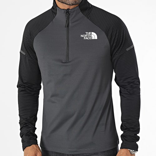 Polaire Lite Manches Longues Noir Gris