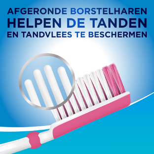 Aquafresh Clean Control Tandenborstel Medium - in 100% plasticvrije verpakking 1ST