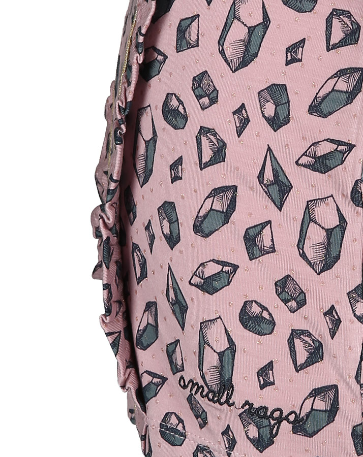 Langarmshirt DIAMONDS mit Glitzer in lilac