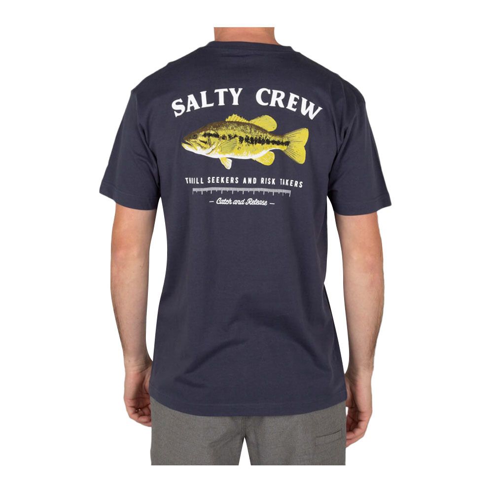 Salty Crew BIGMOUTH PREMIUM - Tee-shirt Homme harbor blue