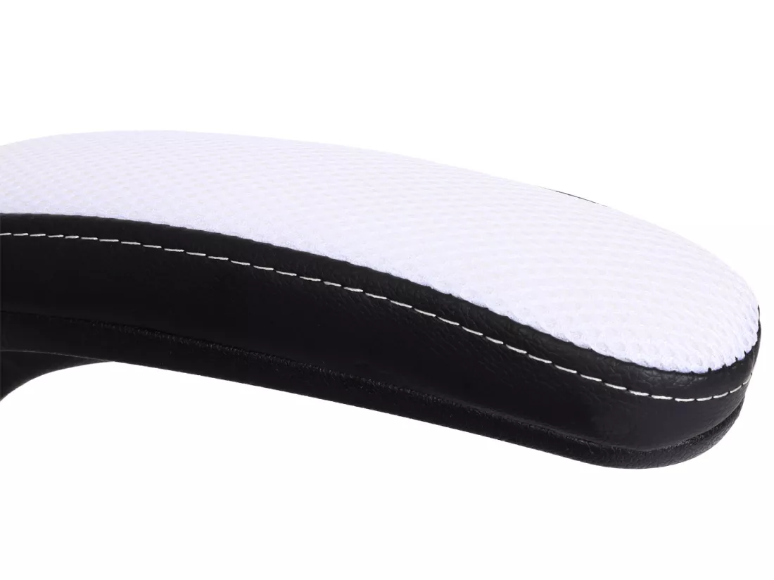 Chaise de bureau MCW-K13, noir-blanc