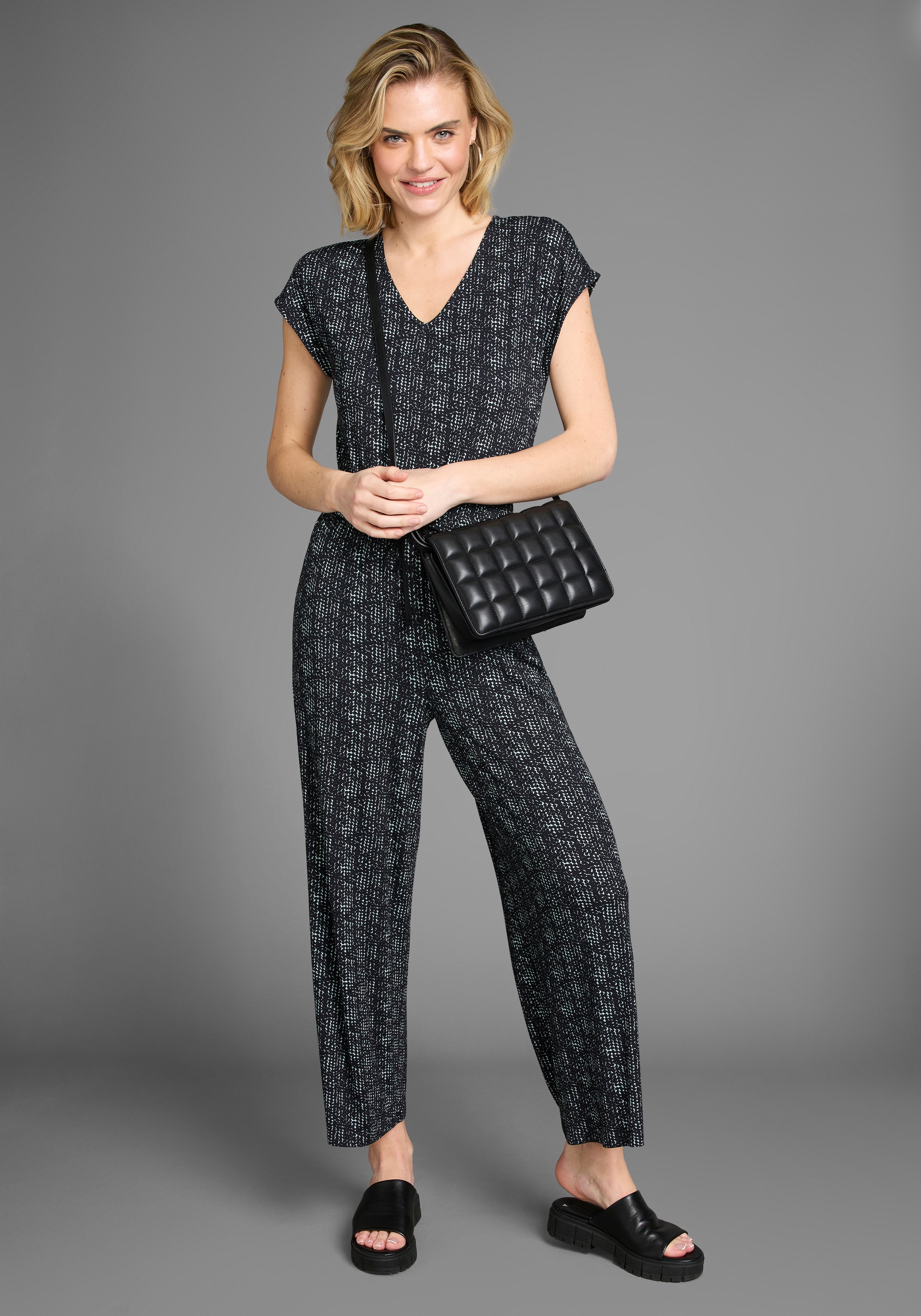 Laura Scott Jumpsuit , mit filigranem Alloverprint