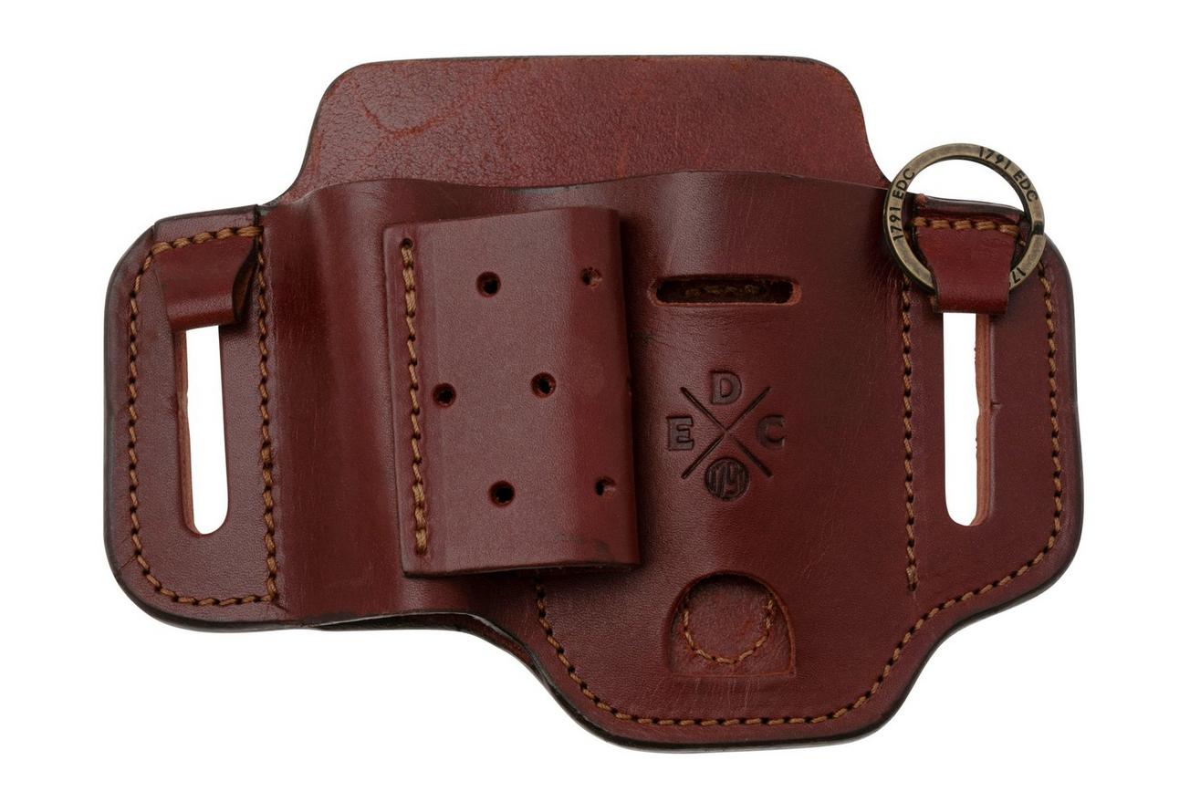 1791 EDC Heavy Duty Easy-Slide Large Flex Tool Organizer EDC-HD-ES-LF-CHN-A Chestnut, lederen riemholster