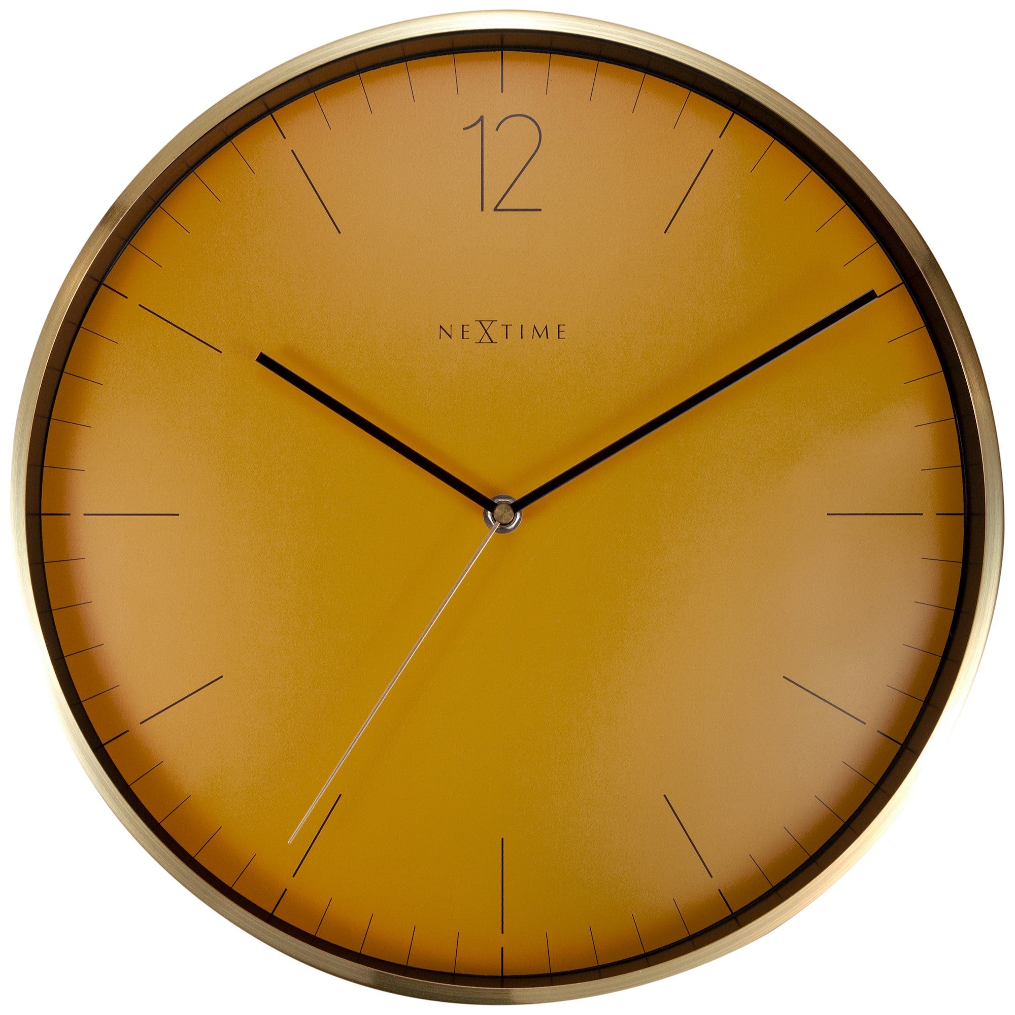 NeXtime Essential Gele Wandklok Ã 34 cm
