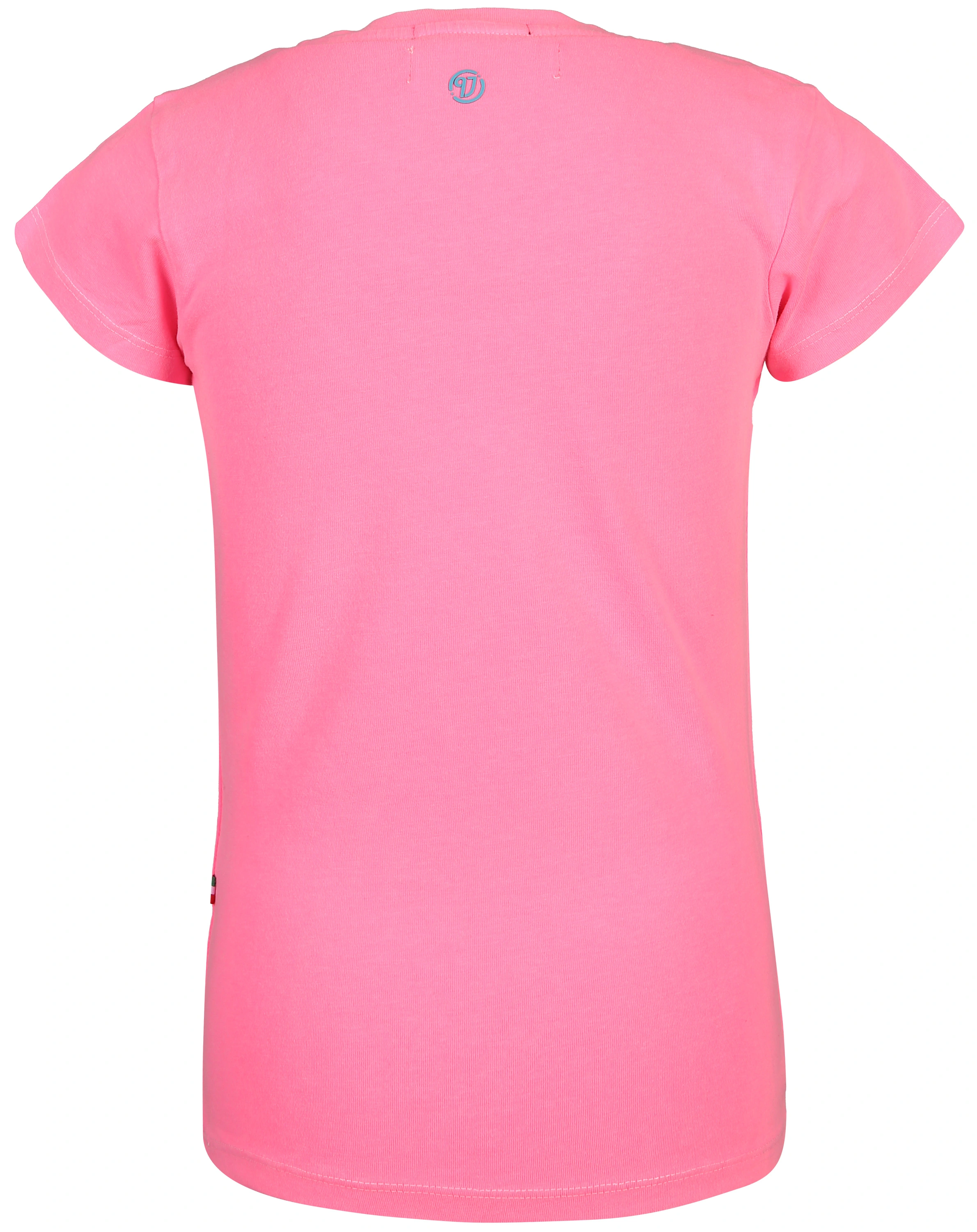 T-Shirt LOGO PRINT in pink glo