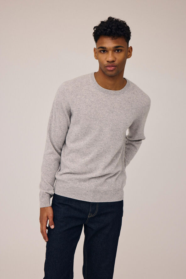 Magasin du Nord Collection Mads 2 - 100% Cashmere Light grey melange
