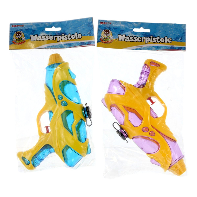 Besttoy - Wasserpistole - gelb/transparent - 1 Stück