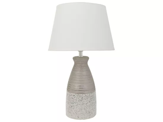 Vase en céramique argentée 13,5x13,5x53h