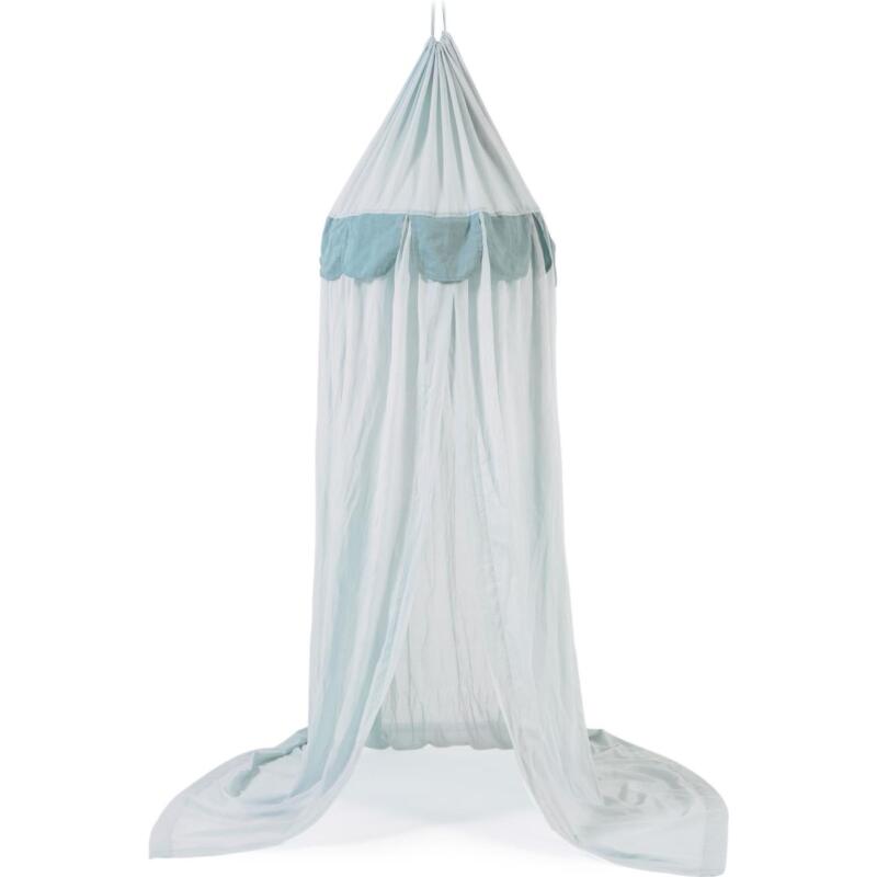 Ciel de lit enfant Carelene 100% coton bleu