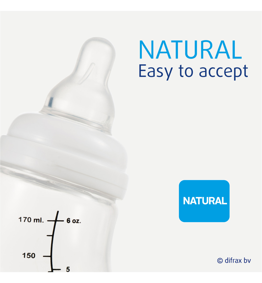 Difrax S-Fles natural creme (250 ml)
