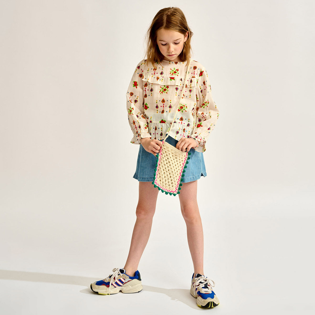Bellerose Blouse Hyper imprimée écru/ulticolore
