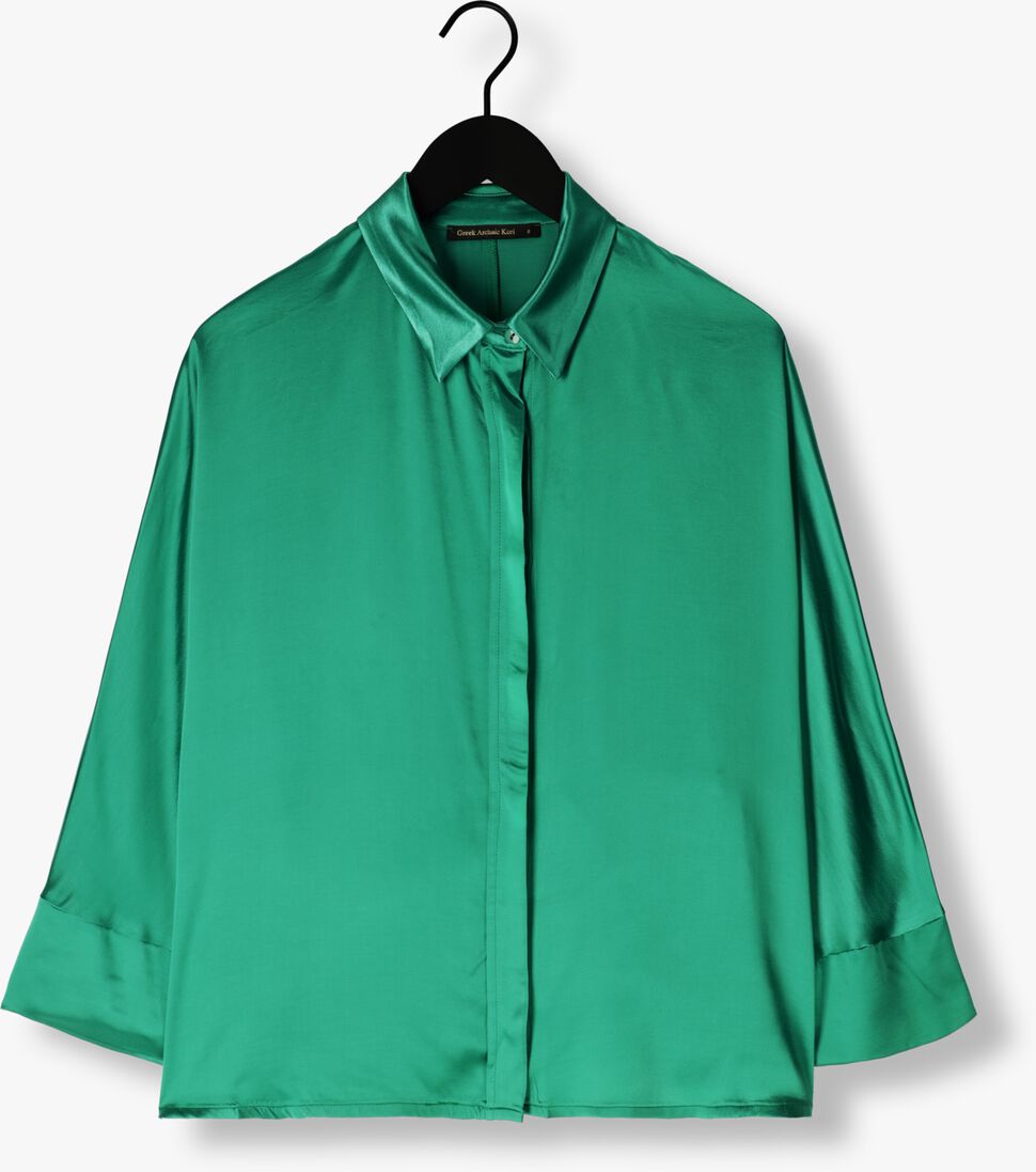 GREEK ARCHAIC KORI donkergroene greek archaic kori blouse 150072