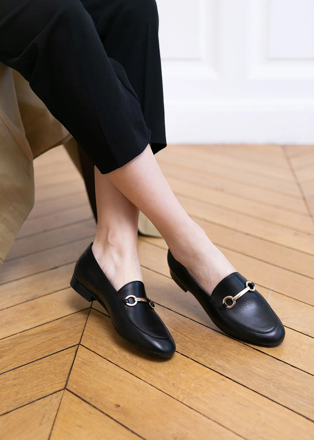 MOCASSIN MORS LA HAVANE CUIR NOIR