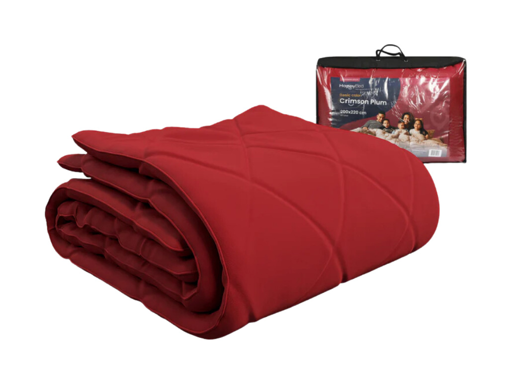 HappyBed Crimson Plum All year dekbed -  160x220 cm