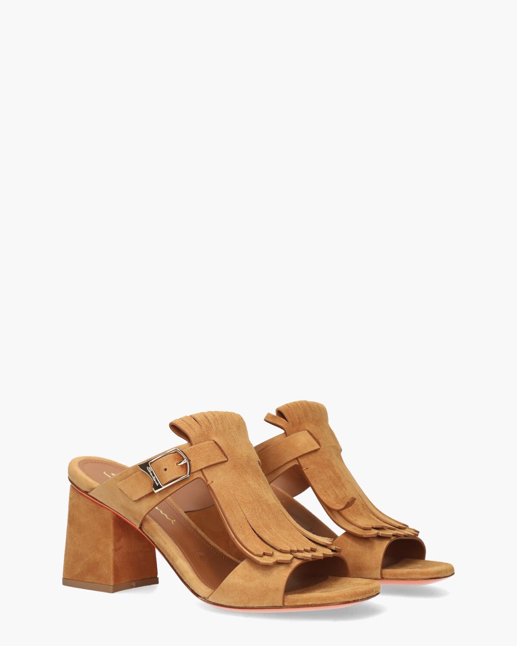 Santoni 70801 Cognac Damessandalen