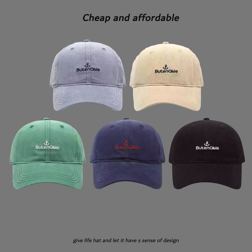 Alpha Kiss - Baseballpet met geborduurde letters