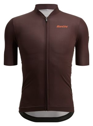Maillot Manches Courtes Santini Glory Day Marron