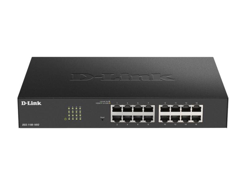 D-Link Switch DGS-1100-16 V2 16 Port Einfach. Unkompliziert. Smart.