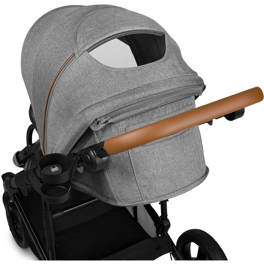 lionelo Kinderwagen Mari Tour 3in1 Grey Stone