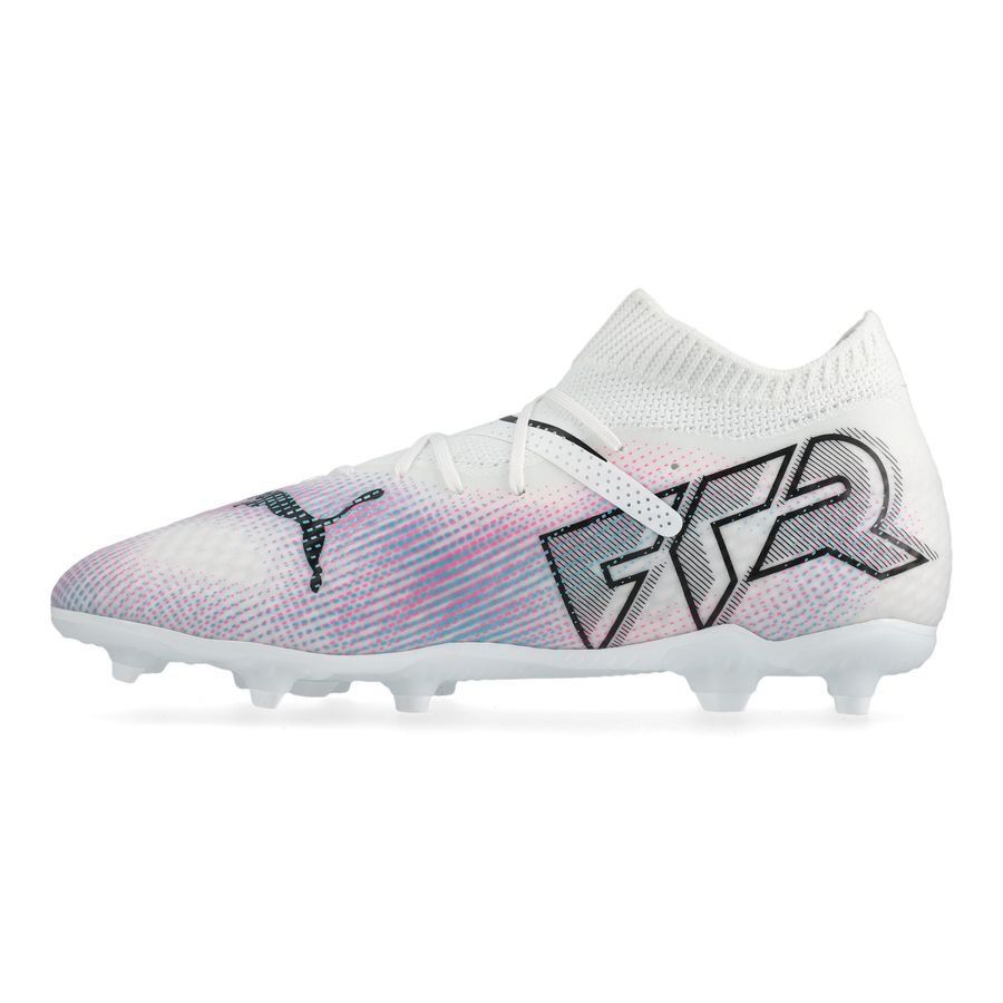 PUMA Future 7 Pro FG/AG Phenomenal - Blanc/Noir/Poison Pink Enfant