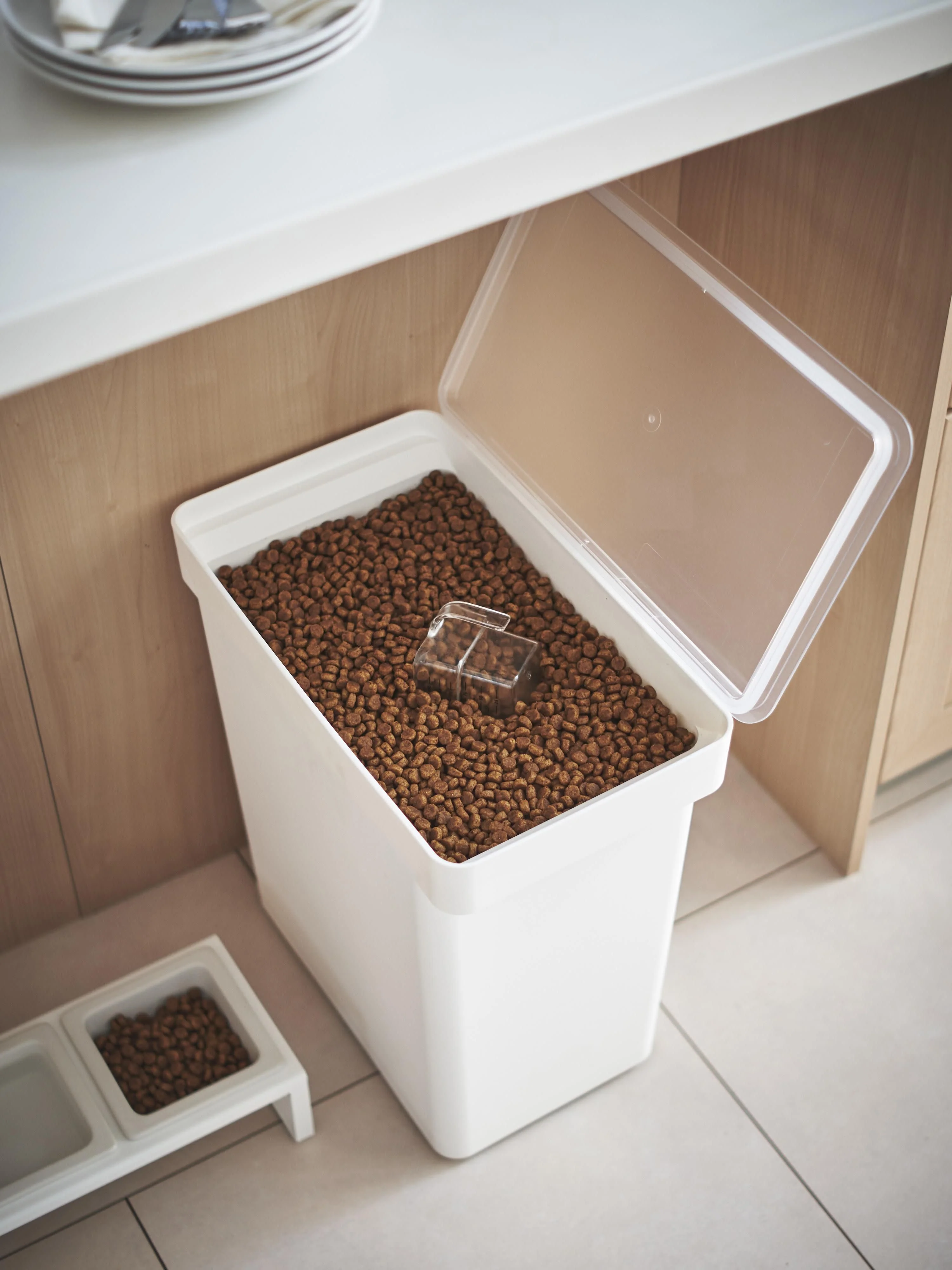Voedselcontainers Tower met maatbeker, set van 2