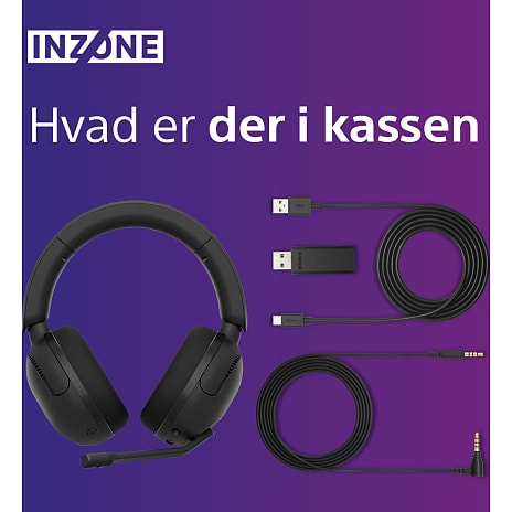 Sony InZone H5 gaming headset - sort