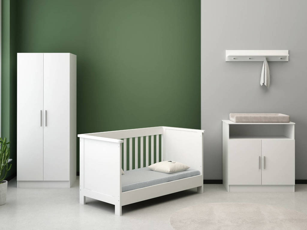 meegroei babykamer Texas Wit (3-delig)