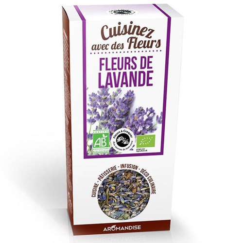 Fleurs de lavande bio - fleurs à croquer