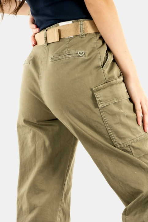 pantalons please p0qk 3649 nuovo kaki