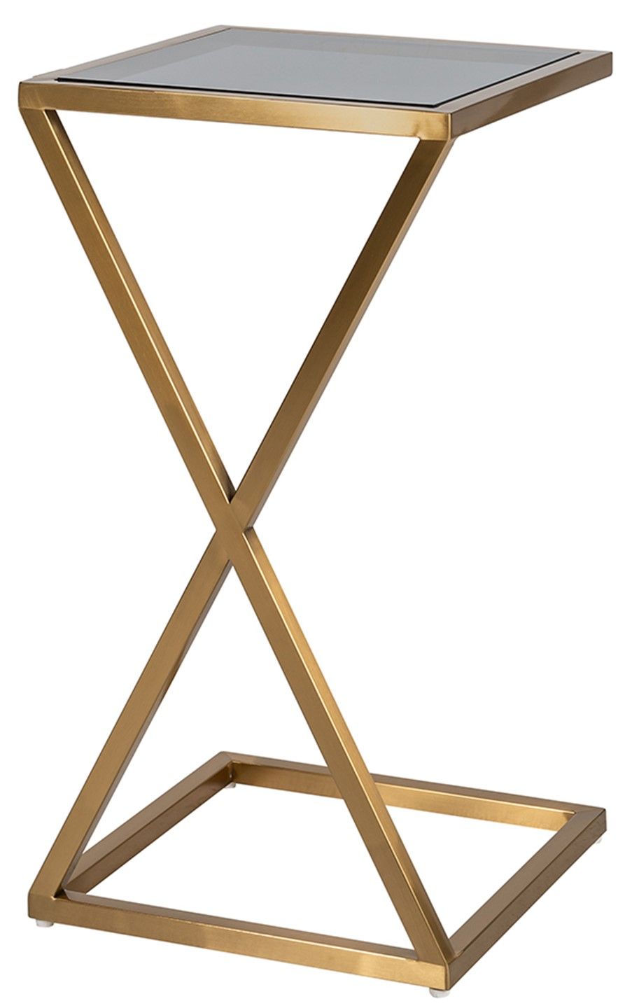 Bijzettafel goud 210847 Paramount B35 x D35 x H66 cm