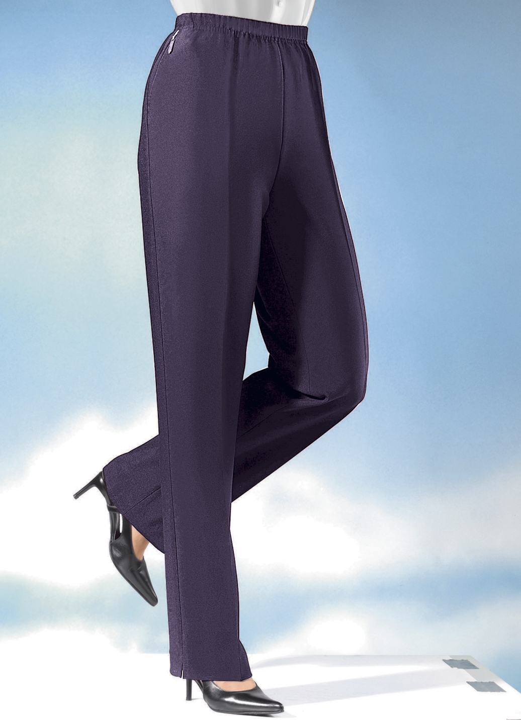 Hose in bequemer Schlupfform in 8 Farben