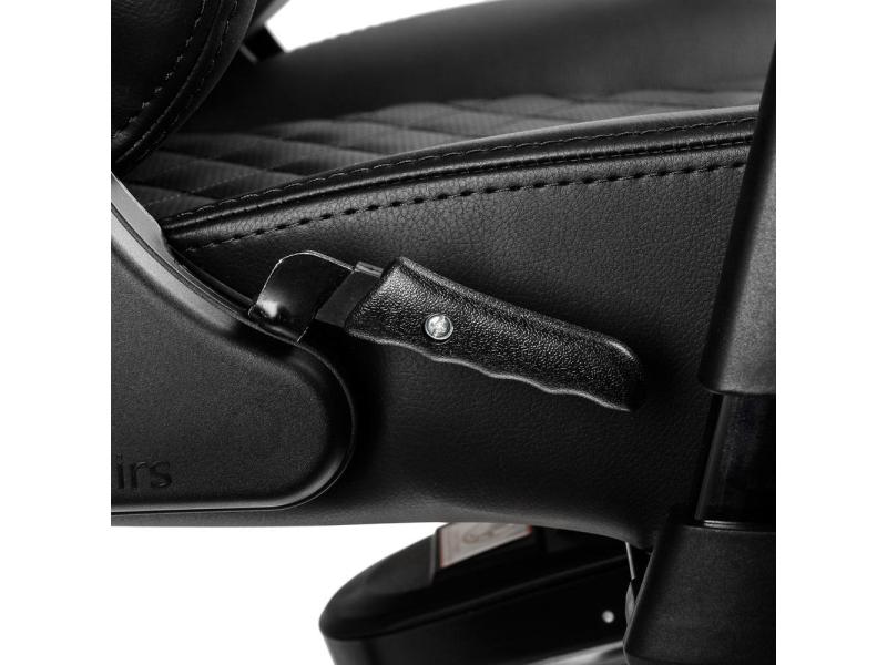 noblechairs Gaming-Stuhl ICON Schwarz Kunstleder-Computersessel