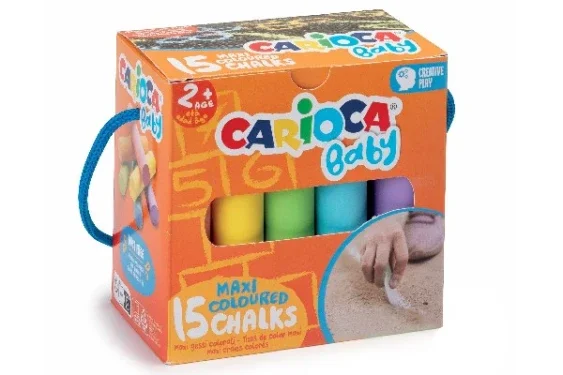 CARIOCA - Baby maxi Kridt (15 stk)