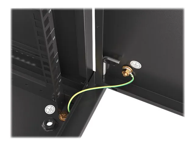 Lanberg WF01 Series - Rack kabinet - flad pakke - vægmonterbar - sort, RAL 9004 - 12U - 19