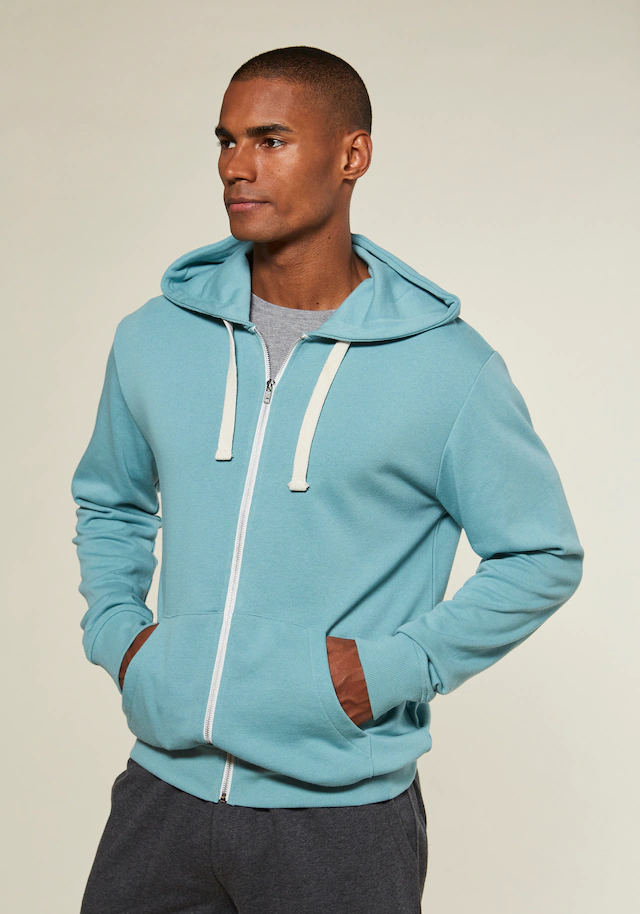 KangaROOS Kapuzensweatjacke , mit Kapuze, kontrast Zipper und kontrast Bänder