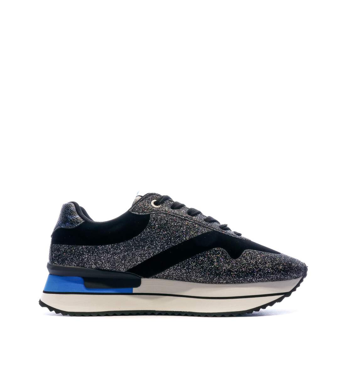 Baskets Noires à Paillettes Femme Pepe Jeans Rusper Warmy