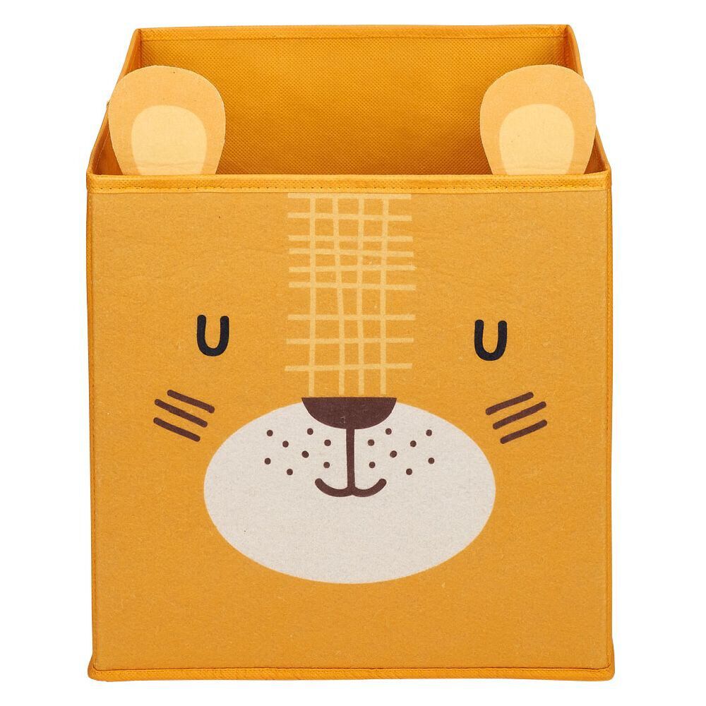 Panière enfant tigre 31x31x31cm
