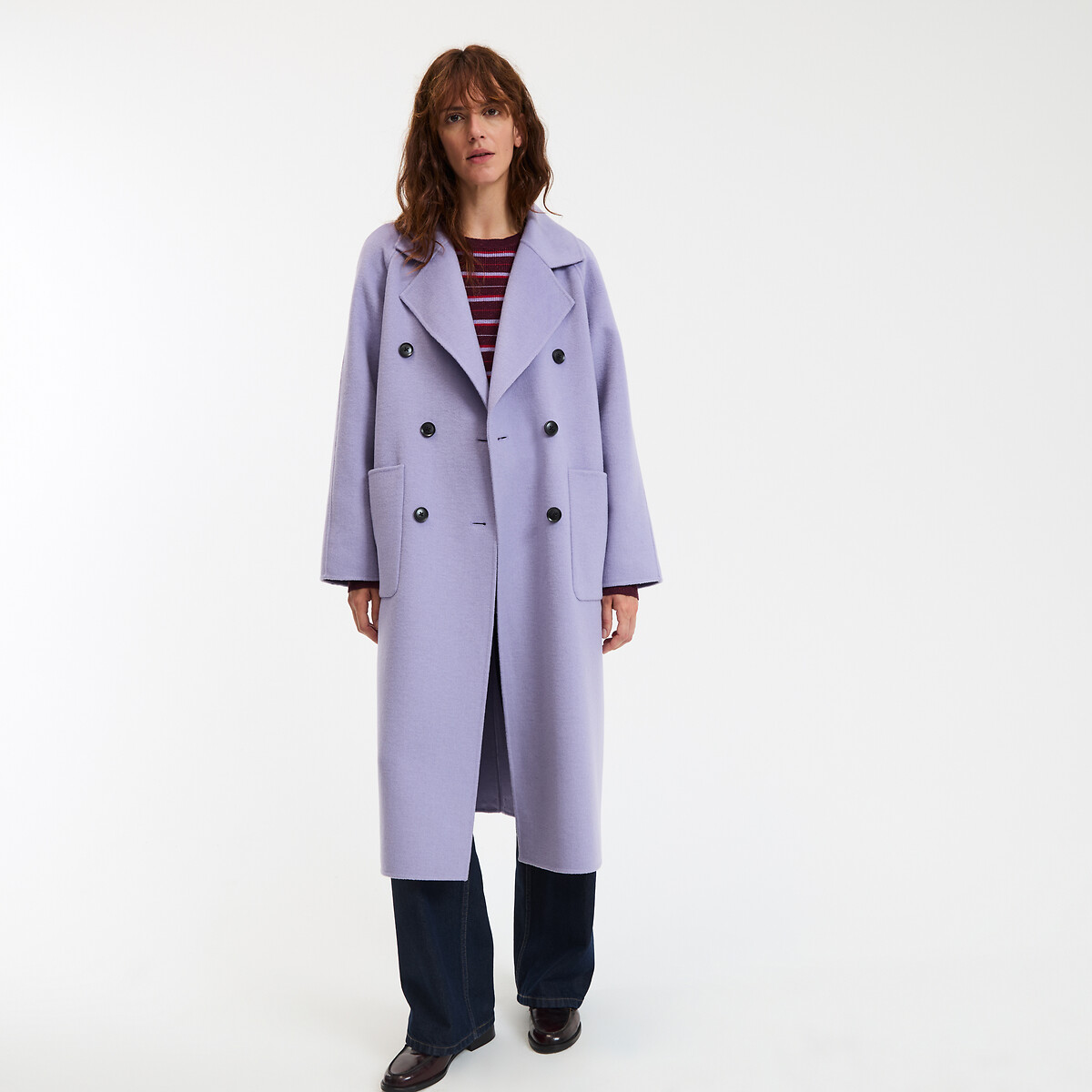 COLEÇÕES LA REDOUTE<br>Jaquetas oversized em lã mista, Signature MARTIAL