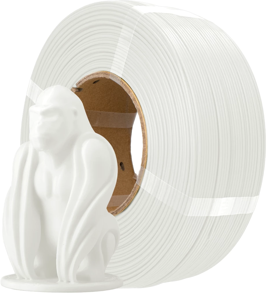 AzureFilm  PLA Refill White, 1,75 mm / 1000 g    PLA mit guten mechanischen Eigenschaften, ohne Spule