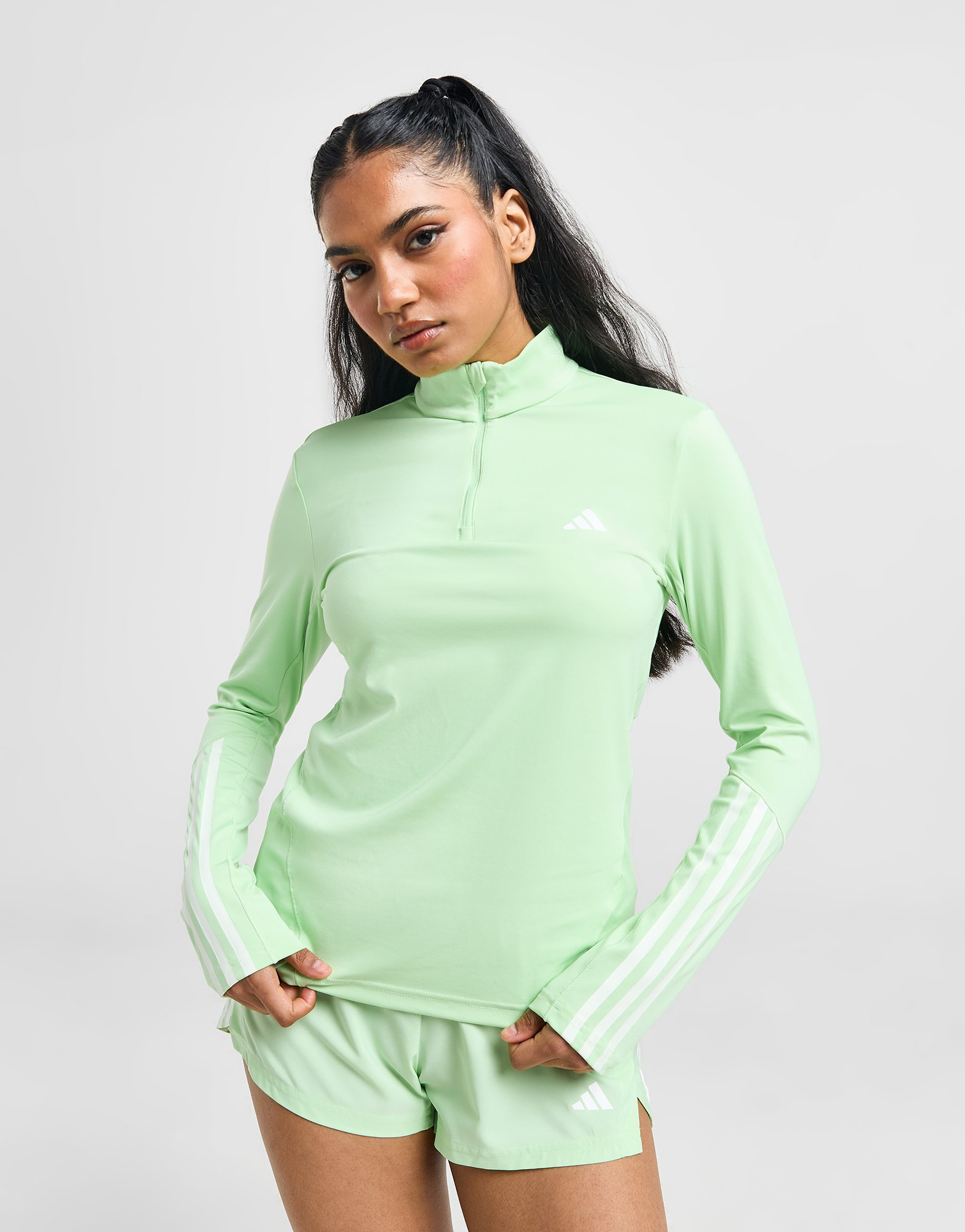 adidas Veste de survêtement de training zip 1/4 Hyperglam