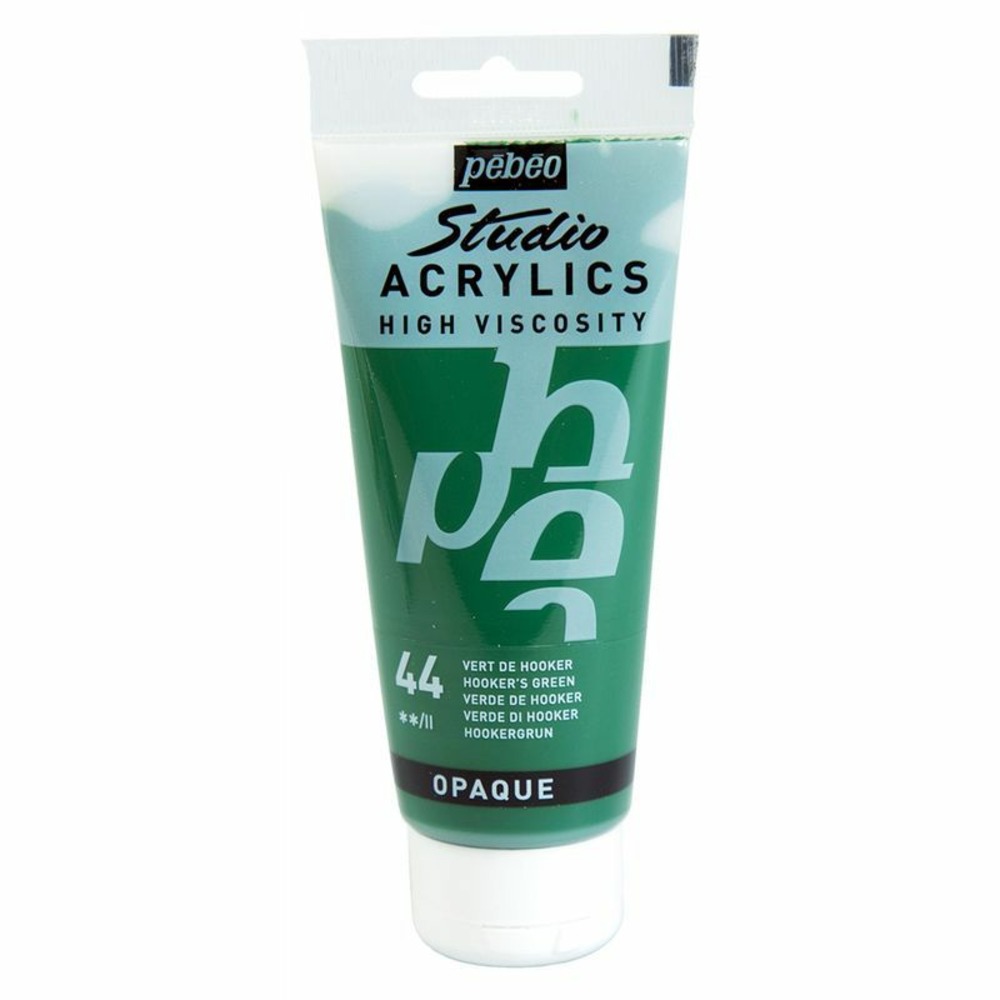 Peinture acrylique opaque - vert de hooker - 100 ml