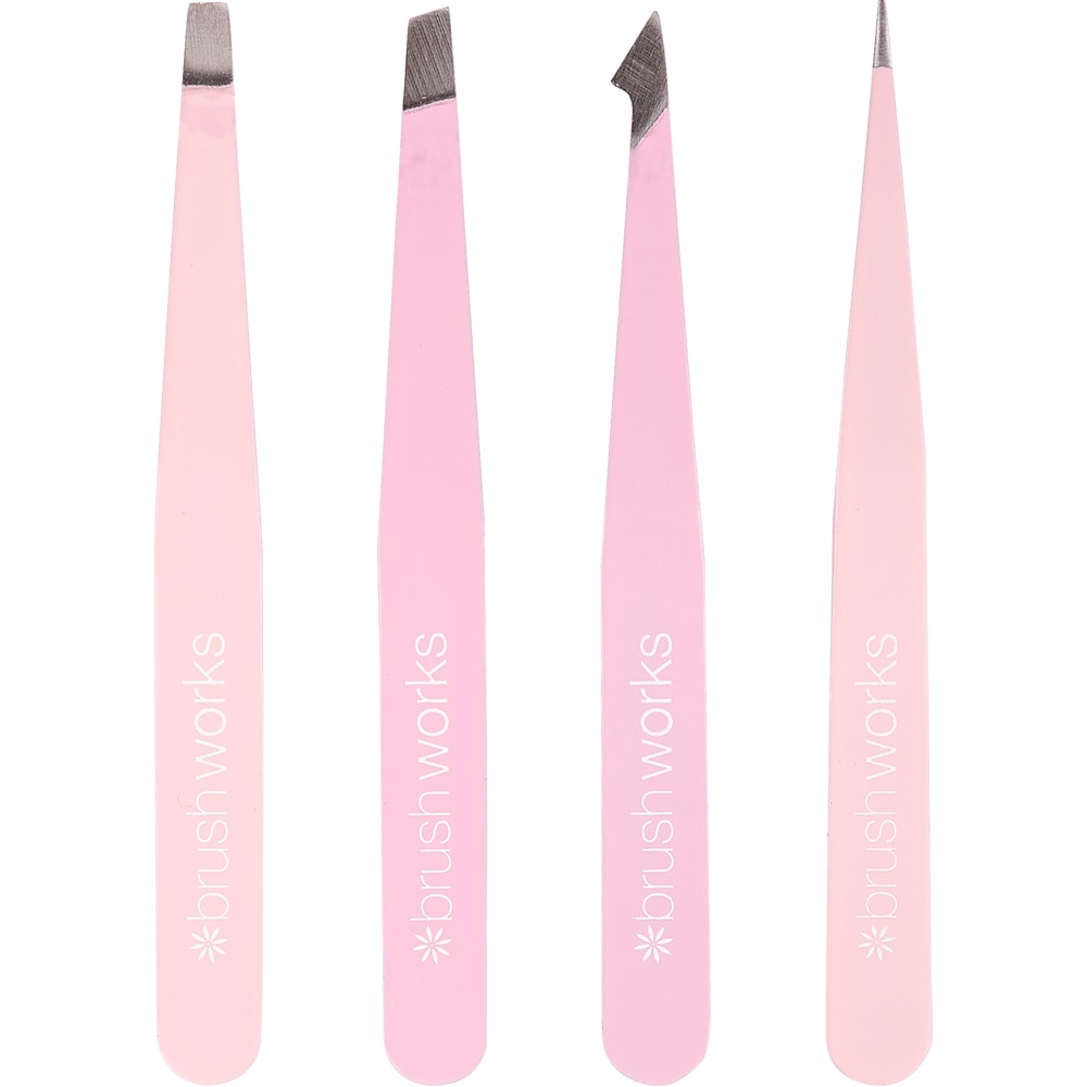 Kit de 4 pinces à épiler - Rose