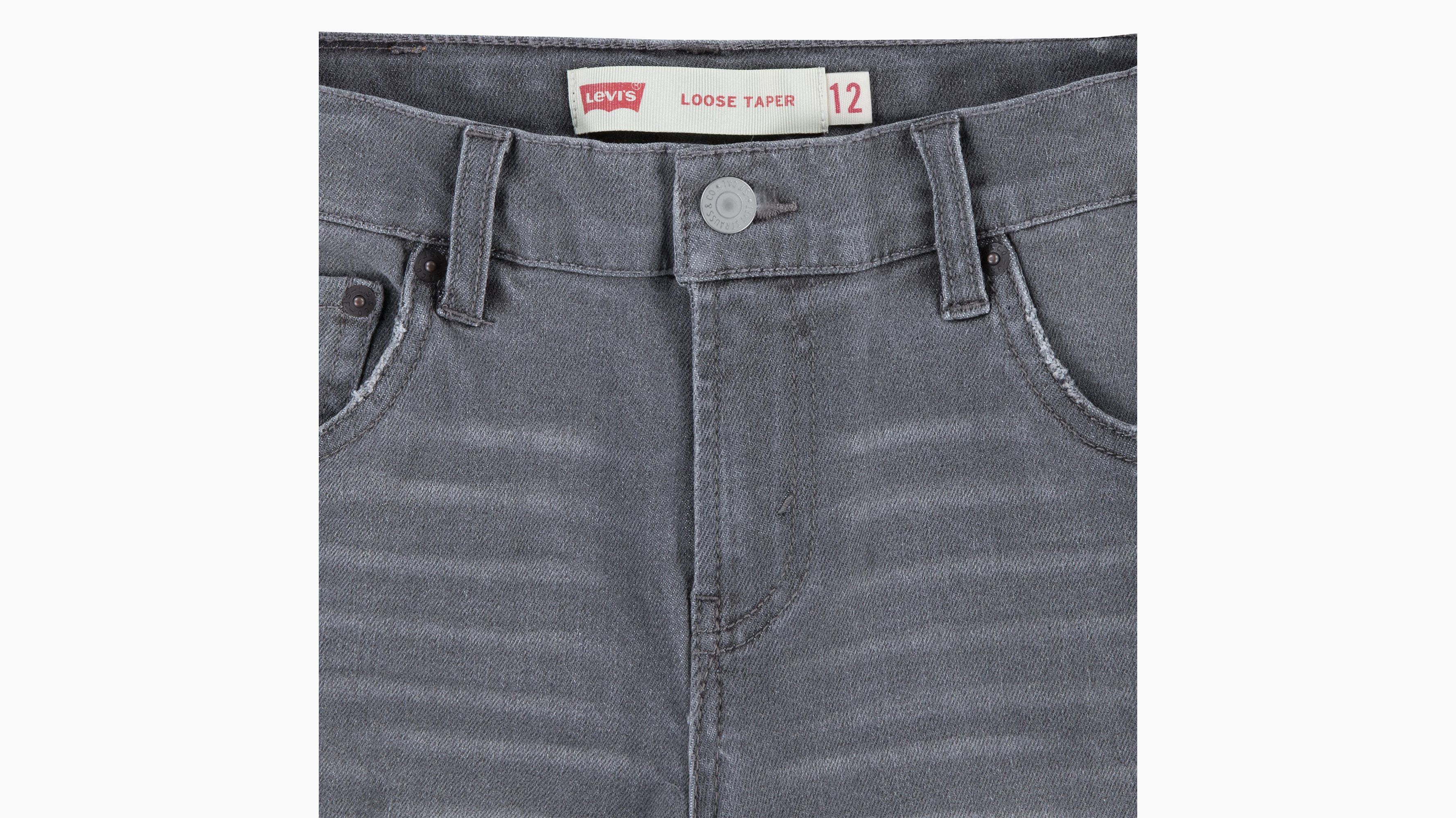 Enfant jean Stay Loose Taper - Graphite Pencil- No Destruct - Gris
