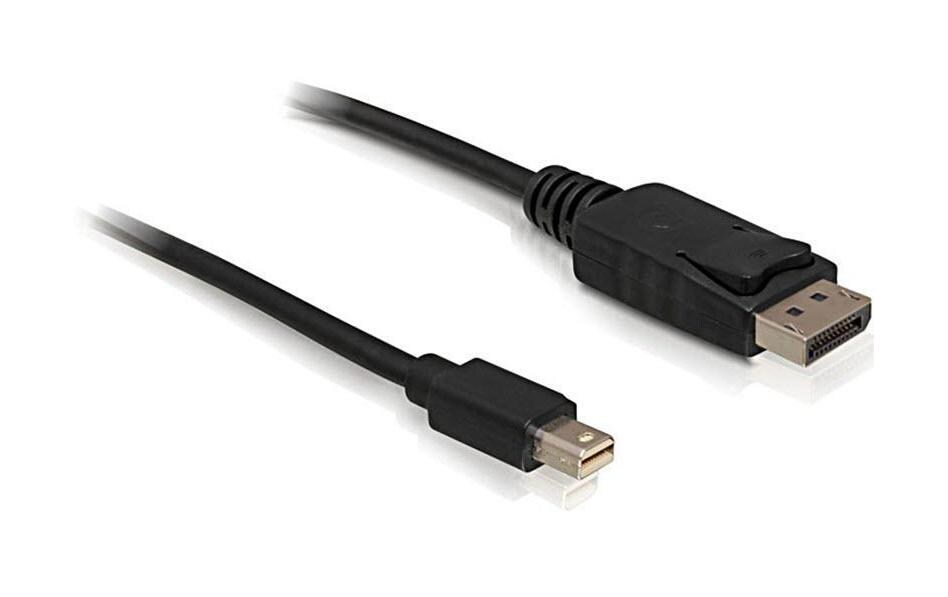 Kabel Mini-DisplayPort – DisplayPort, 3 m 4K 60 HzDelock Kabel Mini DisplayPort 1.2 Stecker > DisplayPort Stecker 4K 60 Hz 3.0 m